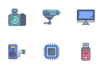 Elektronische Geräte Symbolpack