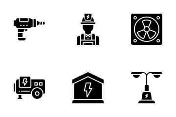 Elektrisches Element Icon Pack