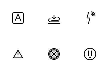 Elektrisches Fahrzeug Symbolpack