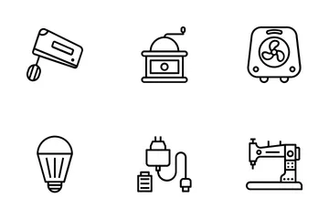 Elektronik und Haushaltsgeräte Symbolpack