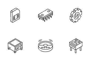 Elektronik und Multimedia Symbolpack