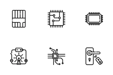 Elektronische Geräte Symbolpack