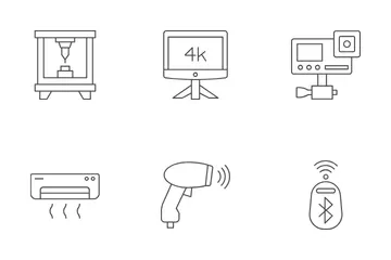 Elektronische Geräte Symbolpack