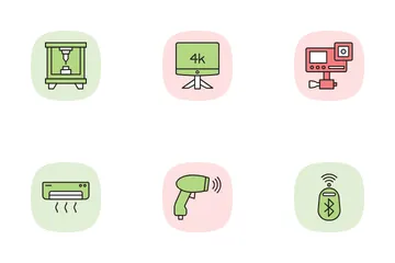 Elektronische Geräte Symbolpack