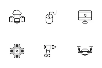 Elektronische Geräte Symbolpack