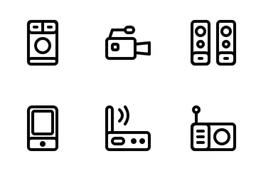 Elektronisches Gerät Symbolpack