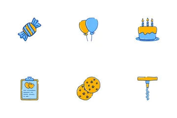 Élément de célébration Icon Pack