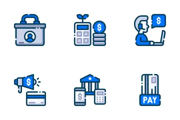 Élément Fintech Pack d'Icônes