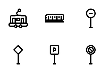 Elemento Cidade Pacote de Ícones