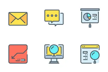 Elemento empresarial Paquete de Iconos