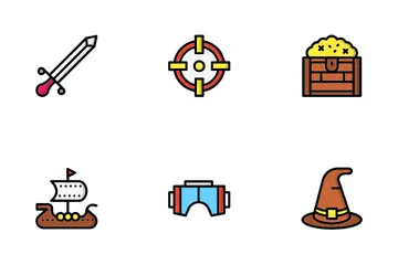 Elemento de videojuegos Paquete de Iconos