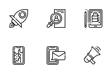 Elementos comerciales Paquete de Iconos