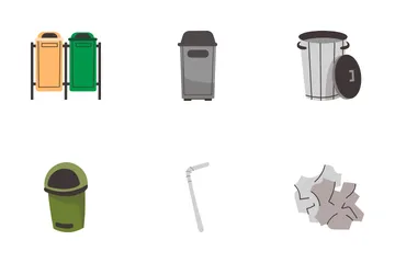 Elementos de basura Icon Pack
