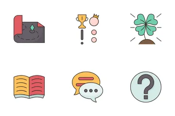 Elementos de Gamificação Icon Pack