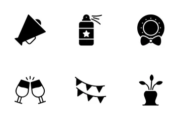 Elementos de la Fiesta Junina Paquete de Iconos