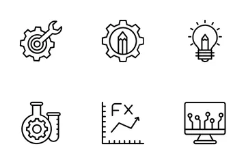 Elementos del tallo Paquete de Iconos