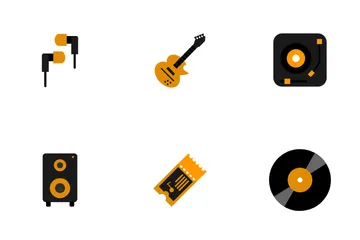 Elementos musicais Pacote de Ícones