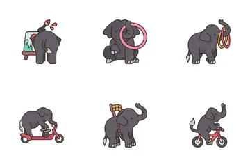 Elephant Show Icon Pack