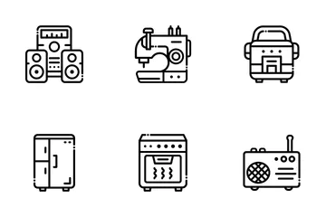 Electrodomésticos Pacote de Ícones