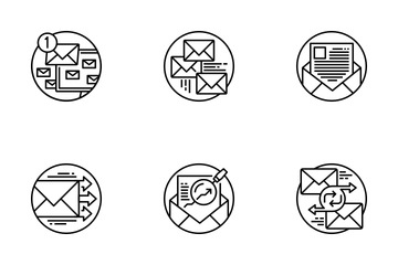 Email And Letter Icon Pack