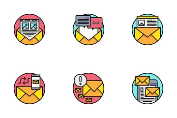 Email And Letter Icon Pack