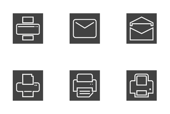 Email And Printers Icon Pack
