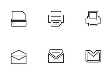 Email And Printers Icon Pack