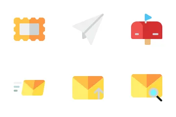Email Flat Icon Pack