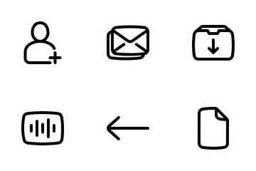 Email Interface Icon Pack