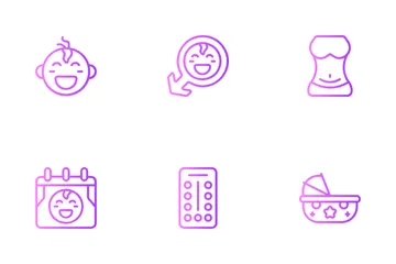 El embarazo Paquete de Iconos