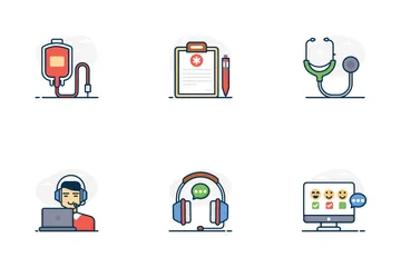 Emergency And Help Center Icon Pack
