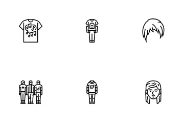 Tatouage Emo Punk Rock Mignon Icon Pack