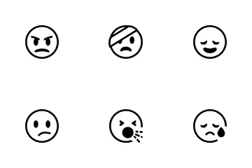 Emojis de emociones Paquete de Iconos