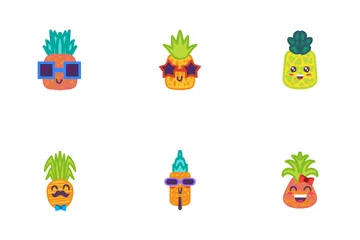 Emoji di ananas Icon Pack