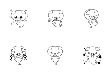Emoji de gato Pacote de Ícones