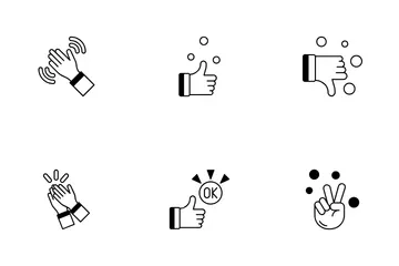 Emoji de mano Paquete de Iconos