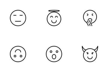 Emoticono Emoji Paquete de Iconos