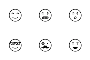 絵文字の顔 アイコンパック