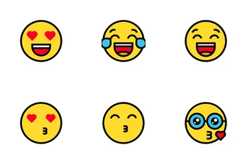 Emoji - Lineal Color Icon Pack
