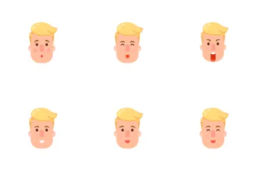 Emoji-Mann 1 Symbolpack