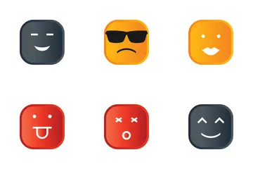 Emoji plat Pack d'Icônes