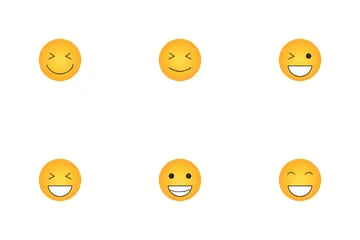 Emoji risonho Pacote de Ícones