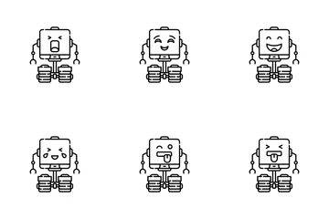 Emoji Robot Icon Pack