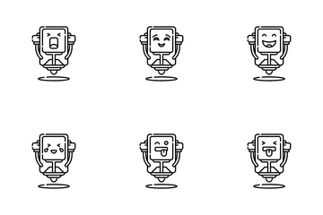 Emoji Robot Icon Pack