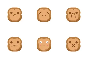 Emoji scimmia Icon Pack