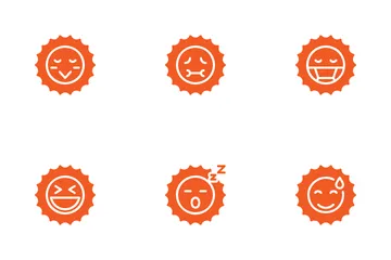Emoji Sun Icon Pack