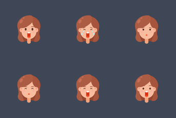 Emoji Woman 1 Icon Pack