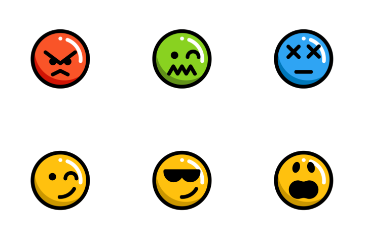 Download Emojis Icon pack - Available in SVG, PNG, EPS, AI & Icon fonts