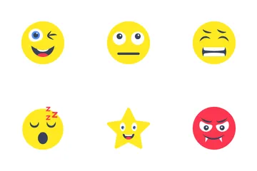 Emojis sonrientes Paquete de Iconos