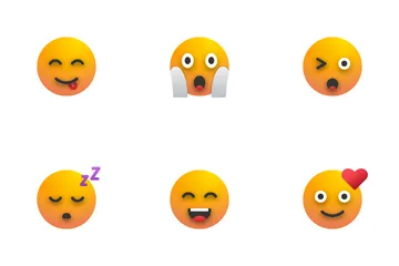 Emojis Faces Icon Pack